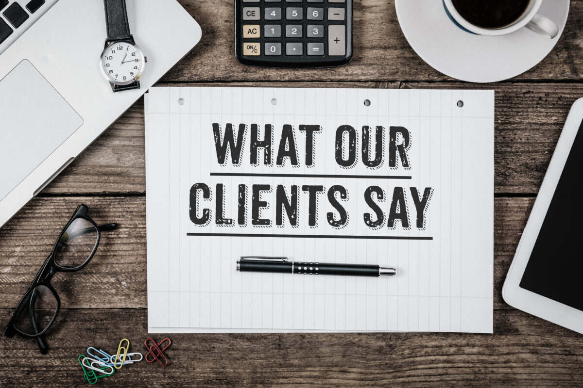 What our clients say